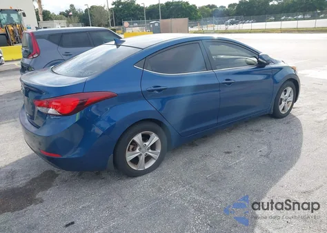2016 Hyundai Elantra Value Edition z USA, uszkodzony, nr VIN KMHDH4AE1GU489616